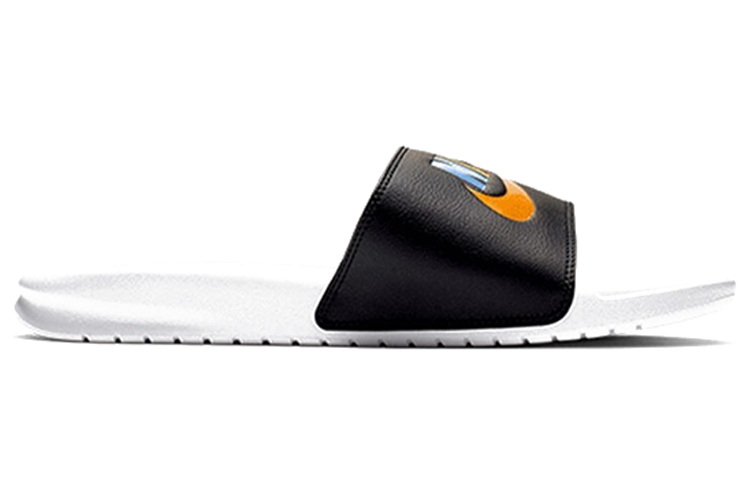 Шлепанцы Nike Benassi JDI OG JDI Mismatch (черно-белые) — Чёрный / белый — фото 2