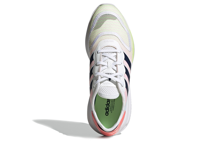Женские кроссовки adidas originals ZX 2K Florine (бело-сине-оранжевые) — Белый / синий / оранжевый — фото 5