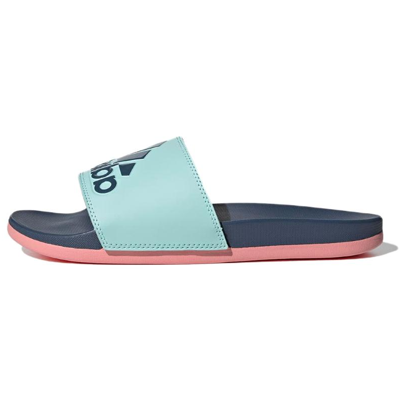 Adidas Adilette Comfort Slip Resistant Quick Dry Slide Slippers Women's Blue
