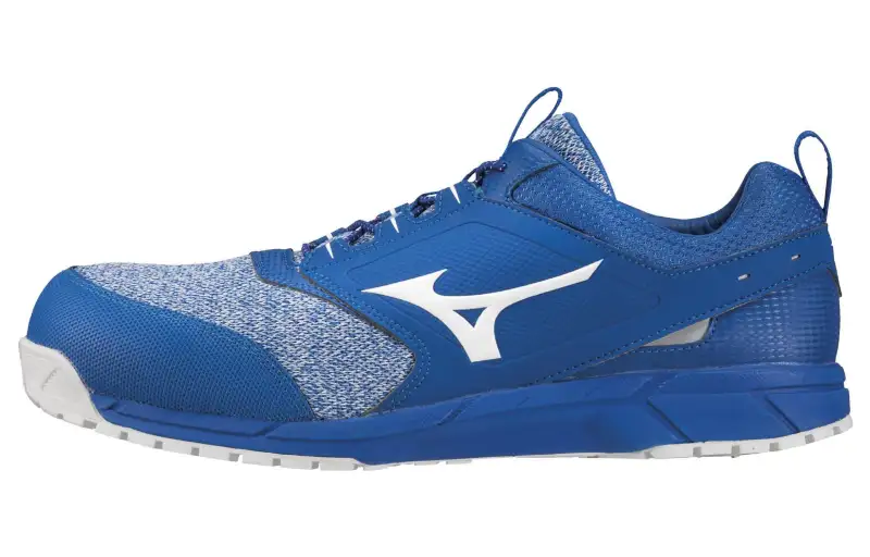 Mizuno ES31L Textile, Leather Slip Resistant Abrasion Resistant Low top Sports Casual Shoes Unisex Blue White