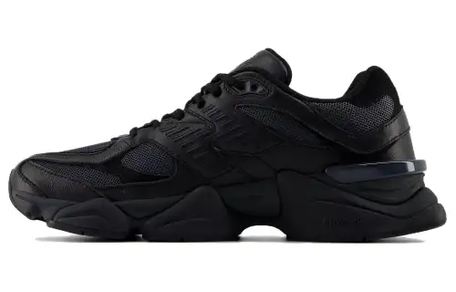 9060 New Balance 'Triple Black Leather'