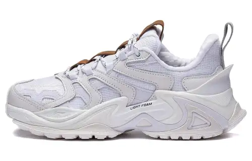 Li Ning Textile, Synthetic Leather Low top Casual Shoes Women's