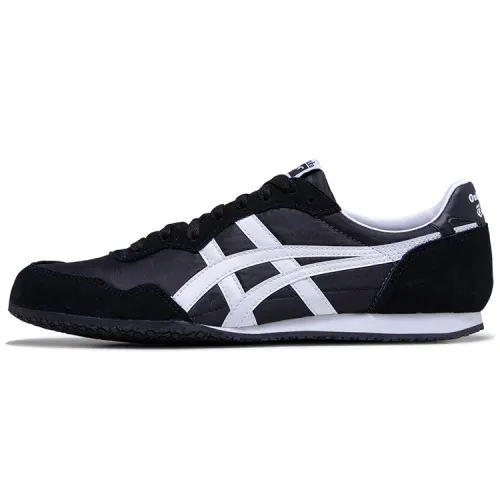 Onitsuka Tiger Serrano Comfortable Slip Resistant Abrasion Resistant Low top Casual Shoes Unisex Black