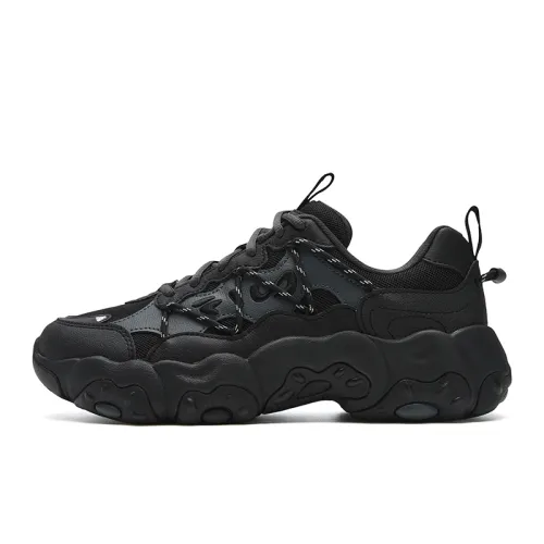 FILA FLUID 6 Abrasion Resistant, Breathable, Lightweight Low top Casual Shoes Women's Black