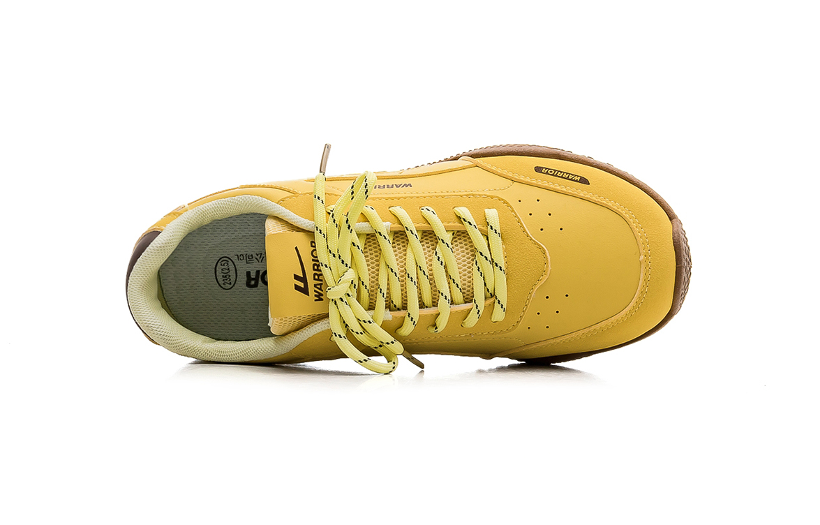 Warrior Abrasion Resistant Slip Resistant Abrasion Resistant Slip Resistant Low top Casual Shoes Women's Yellow Brown