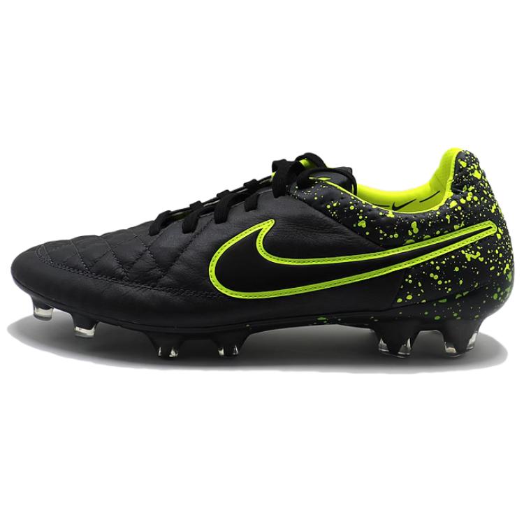 Nike Tiempo Legend 5 Soccer Shoes Men’s Low Top Electric Glow Flint Stones Ink Splatter