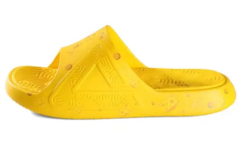 PEAK Tai Ji1.0 Lightweight Quiet Slide Slippers Unisex Yellow