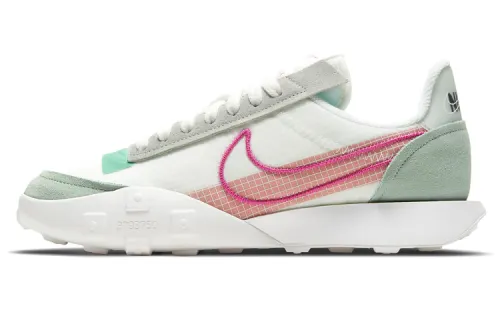Nike Waffle Racer 2X Mesh Casual Sports Shoes Women's White Green Red