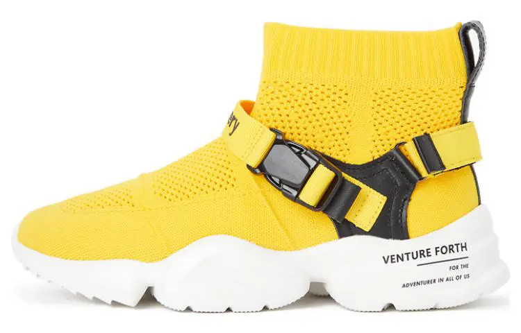 Discovery Expedition Comfortable Abrasion Resistant, Breathable, Lightweight Mid top Casual Shoes Women's Yellow Black