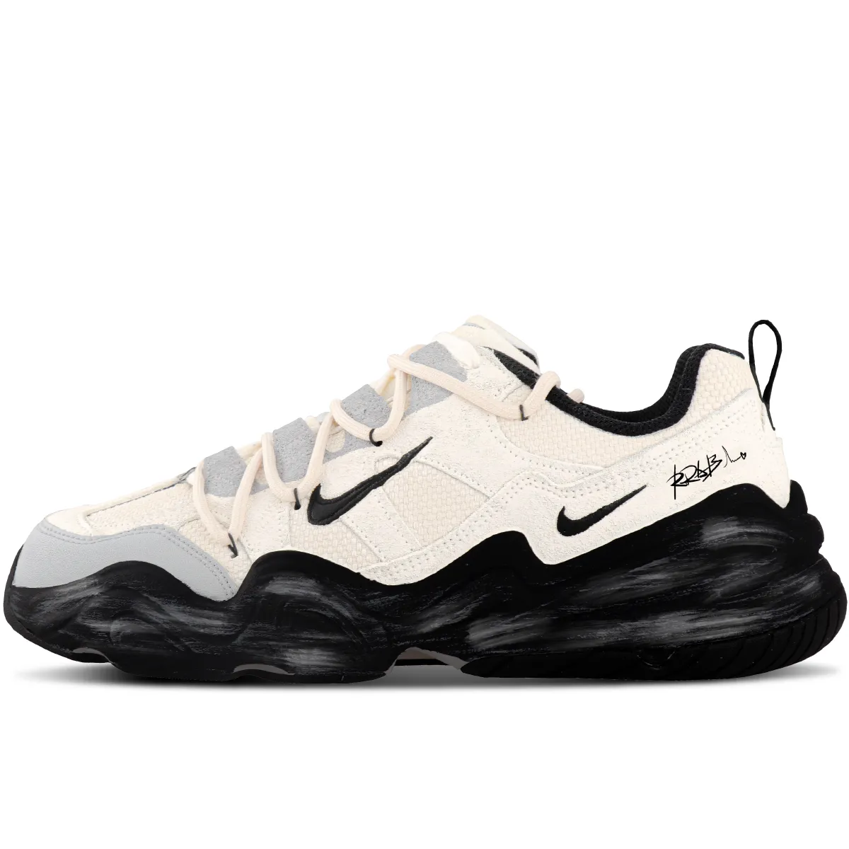 Nike Tech Hera Cushioning Abrasion Resistant Breathable Support Low top Casual Shoes Unisex Beige