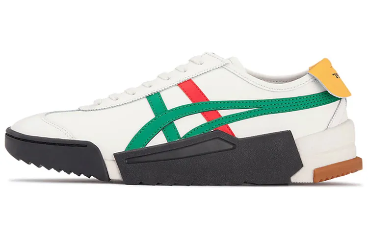 Onitsuka Tiger D Trainer MX Low top Casual Shoes Unisex White Green Red