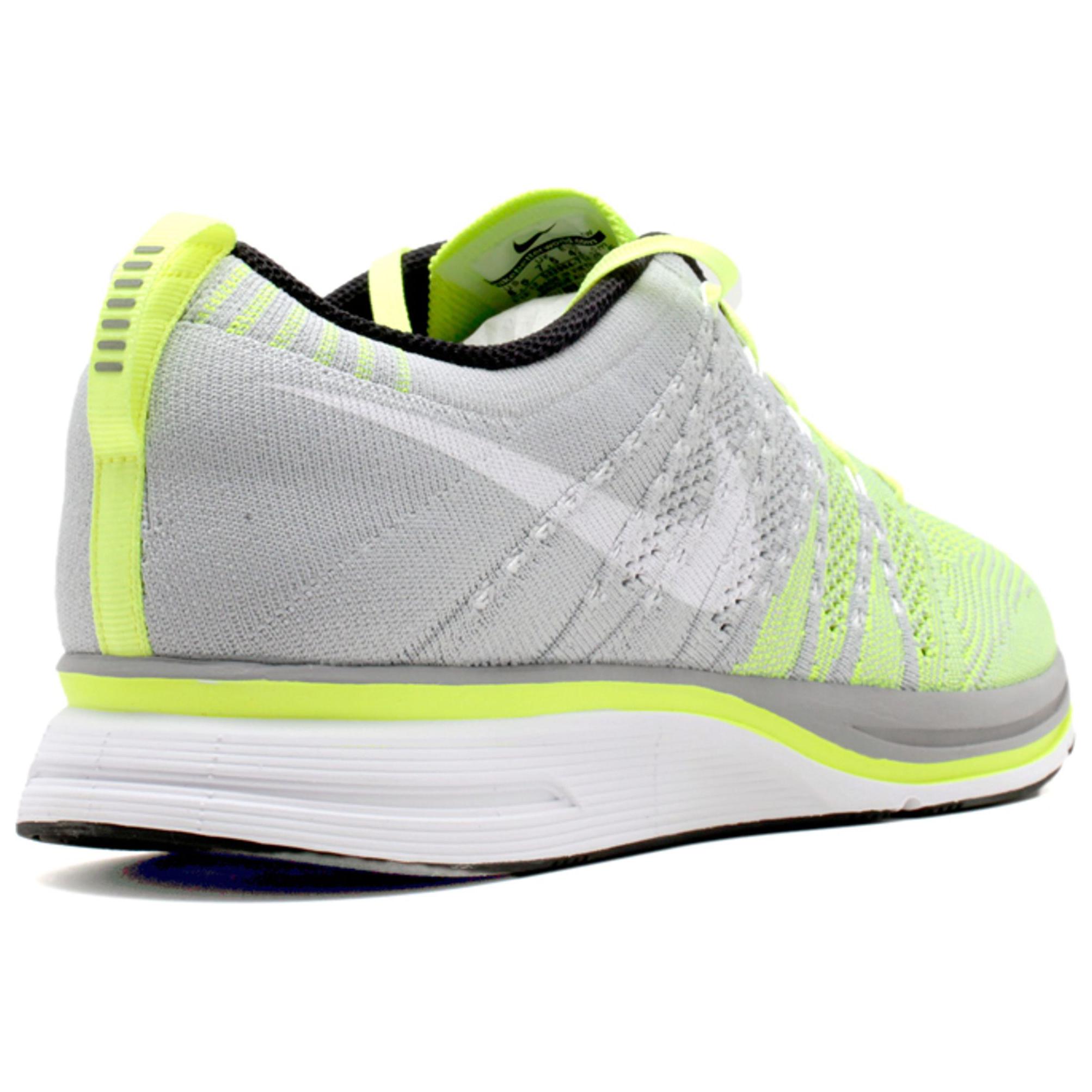 Мужские кроссовки Nike Flyknit Trainer (серыйзеленый) — Серыйзелёный — фото 4