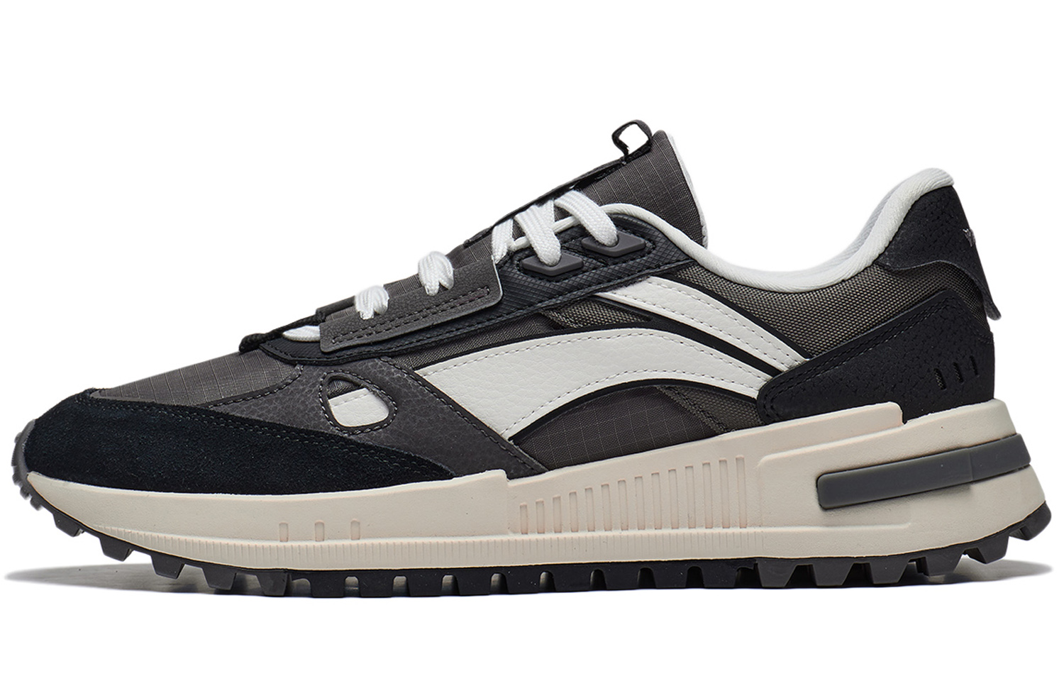 Li Ning Riding The Wind 2.0 Synthetic Leather Slip Resistant Abrasion Resistant Low top Sports Casual Shoes Men's
