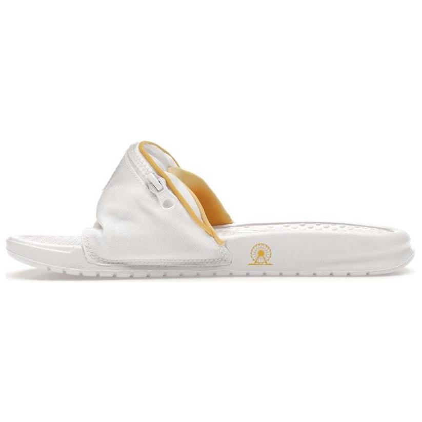 Nike Benassi Jdi Fanny Pack Slides 'White Topaz Gold'
