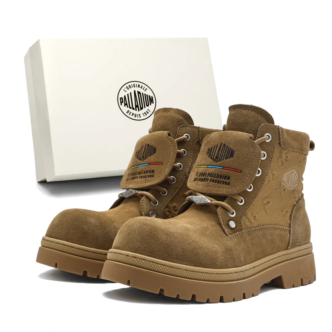 Palladium Combat Boots Unisex Brown, Black, Blue
