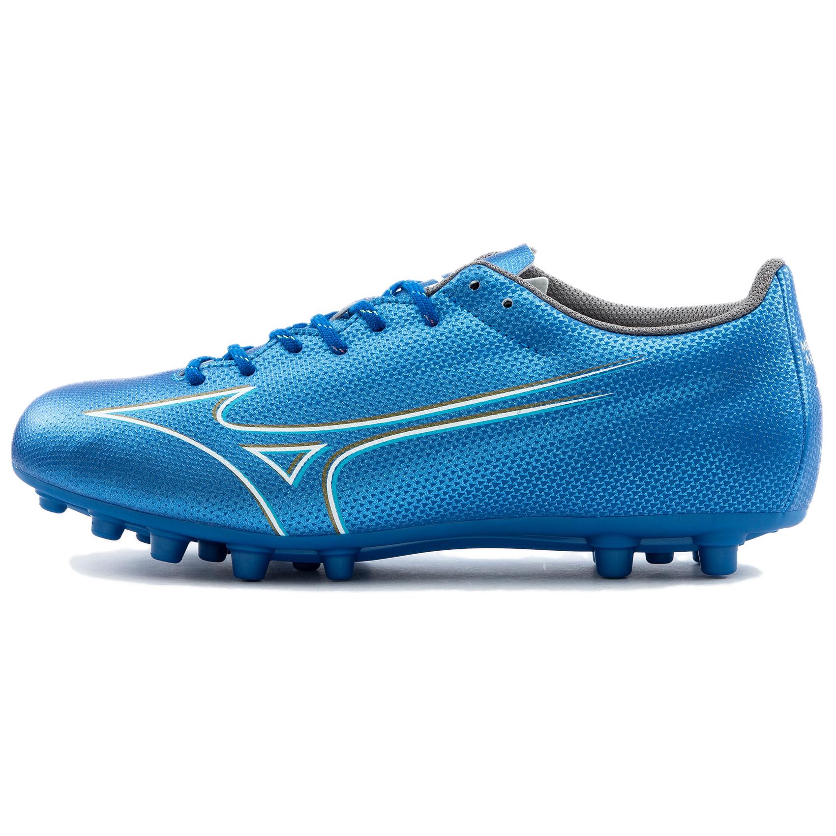 Mizuno Alpha SELECT AG Artificial Ground Abrasion Resistant Soccer Shoes Men’s Blue