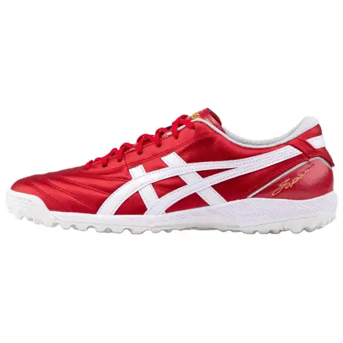 ASICS C3 TF Turf Abrasion Resistant Soccer Shoes Men's Red