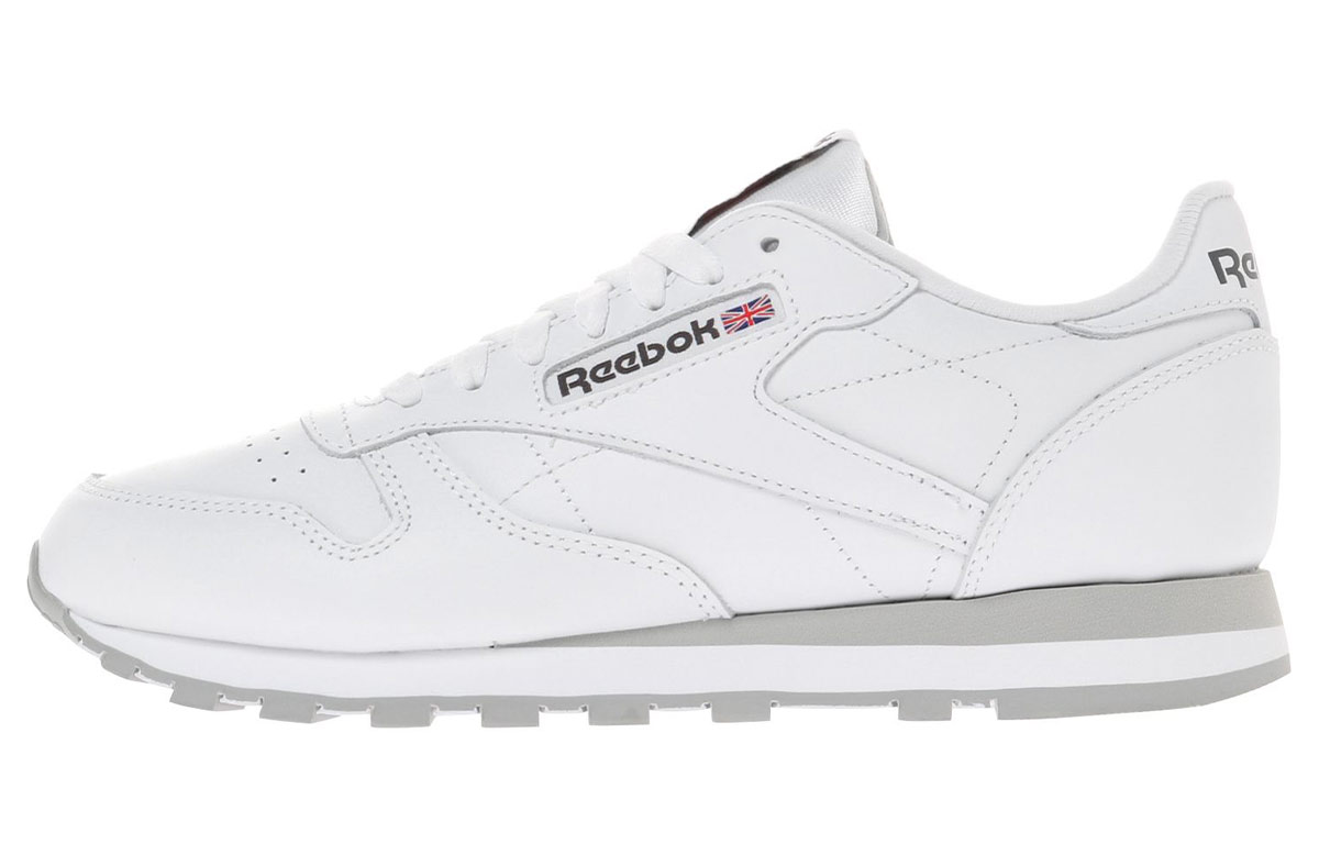 Женские кроссовки Reebok Classic Leather (белые)