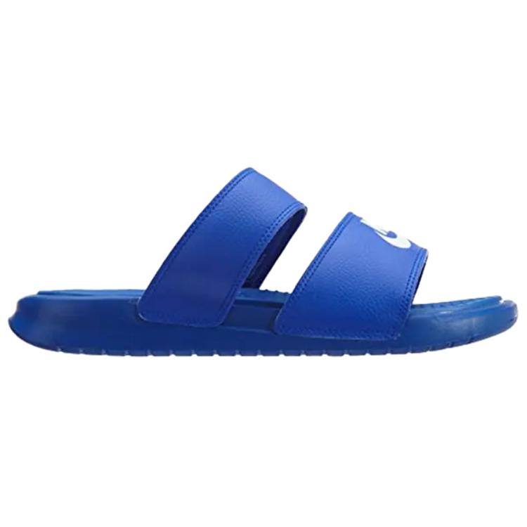 Женские сабо Nike Benassi Duo (синие) — Синий — фото 2