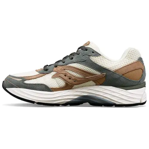 Saucony Slip Resistant Abrasion Resistant Low top Casual Shoes Unisex Brown Green