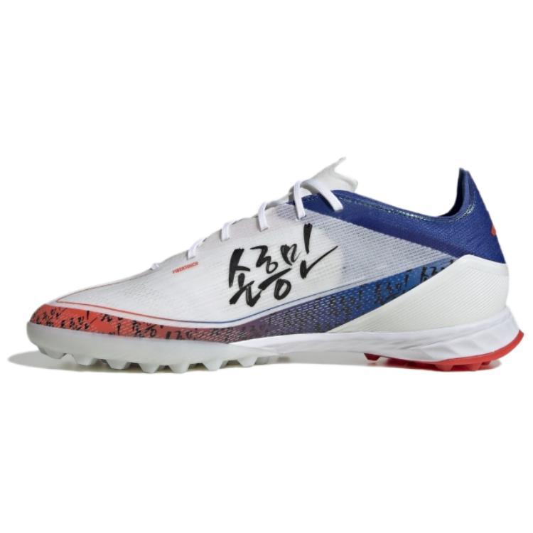 Adidas F50 PRO Cushioning, Wear Resistant Soccer Shoes Men’s White Blue