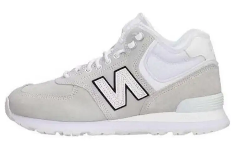 New Balance NB 574 Abrasion Resistant Breathable Low top Casual Shoes Men's Gray White
