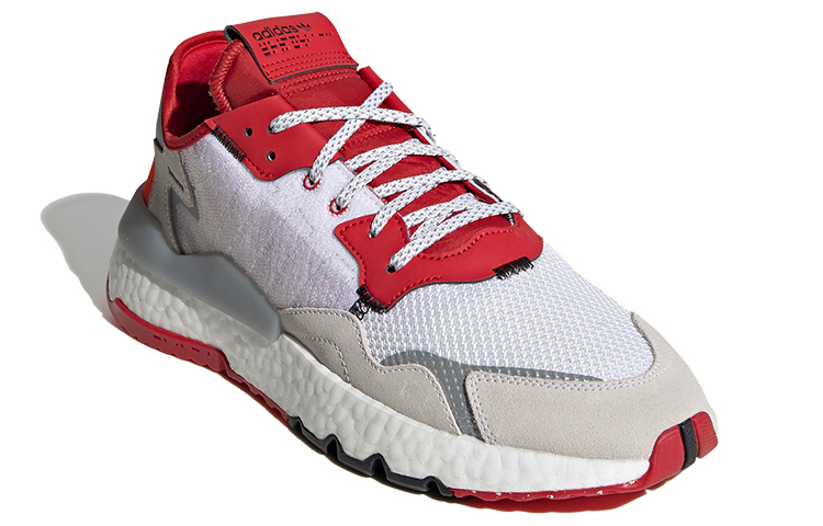 Кроссовки adidas originals Nite Jogger (красный / белый) — фото 3
