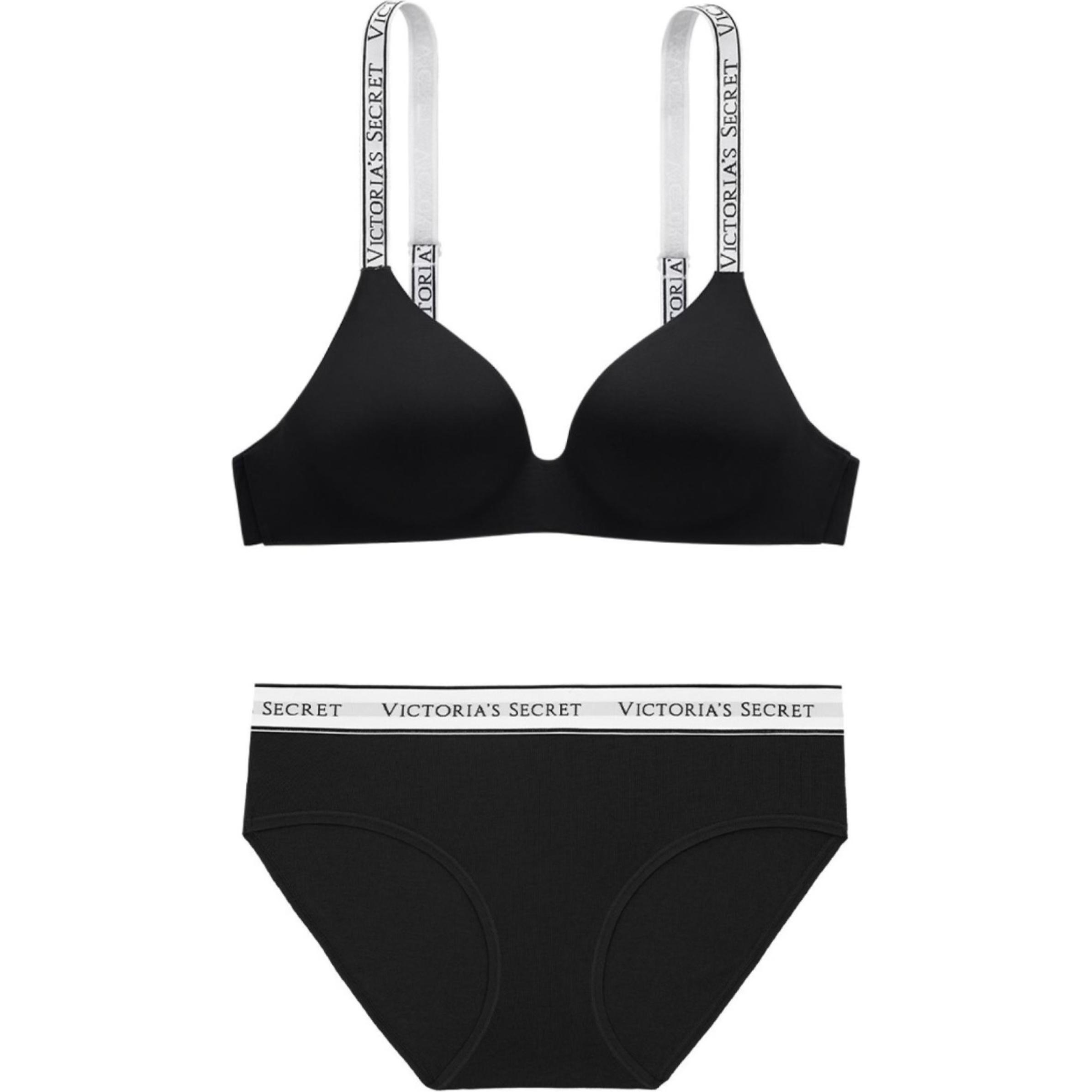 Женский комплект нижнего белья Victoria's Secret (черный)