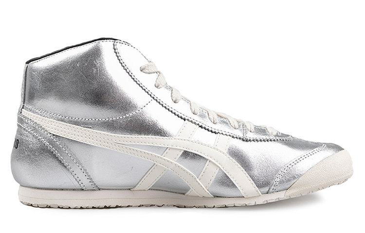 Кеды Onitsuka Tiger Mexico Mid Runner (серебристый) — фото 2