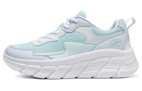 Skechers Cushioning, Wear Resistant Low top Casual Shoes Women's Blue White