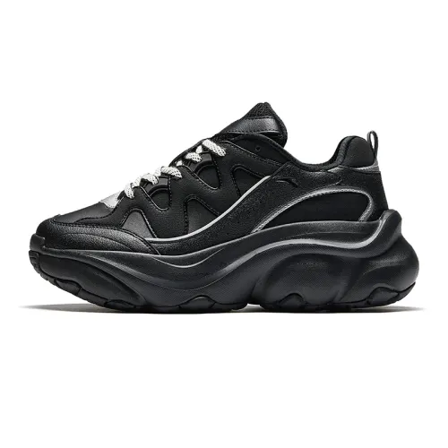 Anta Meow Shoes 5 Low top Casual Shoes Women's Black Silver