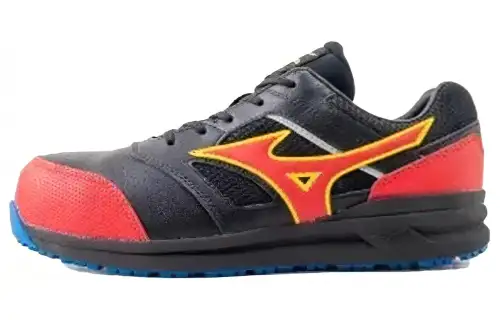 Mizuno Abrasion Resistant Breathable Low top Casual Shoes Men's Black Red