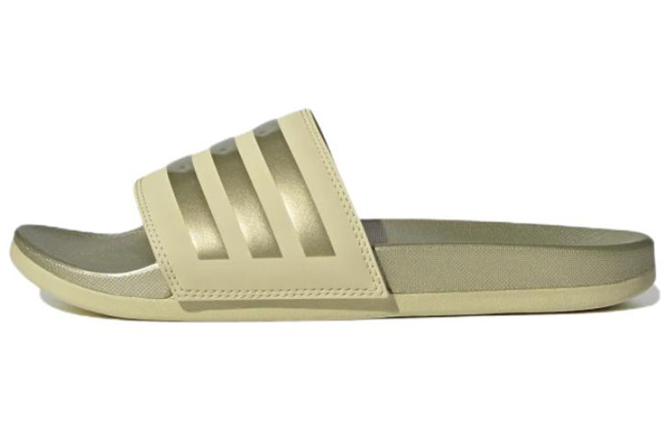 Adidas Adilette Abrasion Resistant Slide Slippers Women's Gold