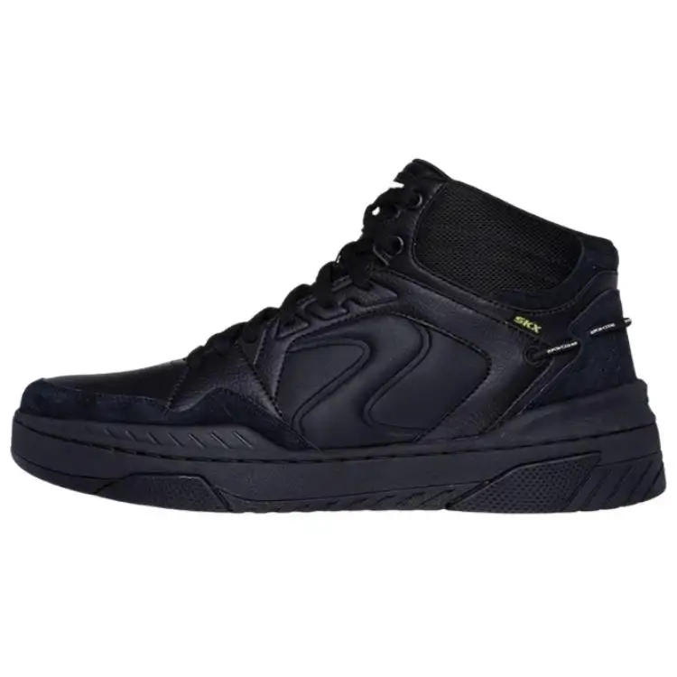 Skechers Comfortable Mid top Casual Shoes Men's Black