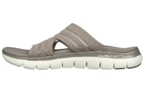 Skechers Flex Appeal 2.0 Slide Slippers Women's Taupe