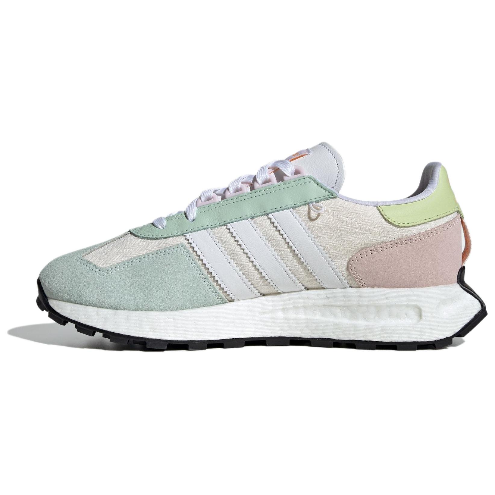 Женские кроссовки adidas originals Retropy E5 (зеленый / белый / желтый)