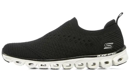 Skechers Glide Step Casual Shoes Women's Low Top Black/White