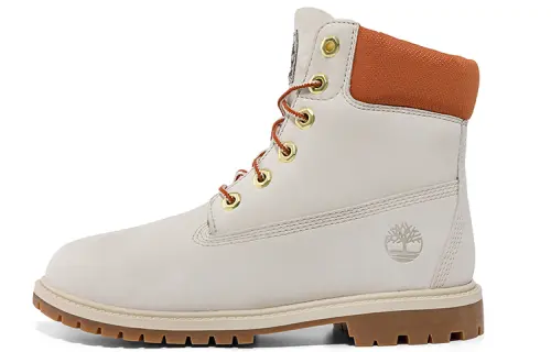 Timberland Heritage 6 Inch Waterproof Boots 'White Nubuck' Women's