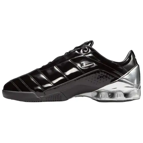 Nike × Maha Amsterdam Total 90 Shox Magia SP versatile and comfortable football shoes for women black silver