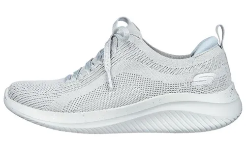 Skechers Ultra Flex 3.0 Low top Casual Shoes Women's Gray Silver