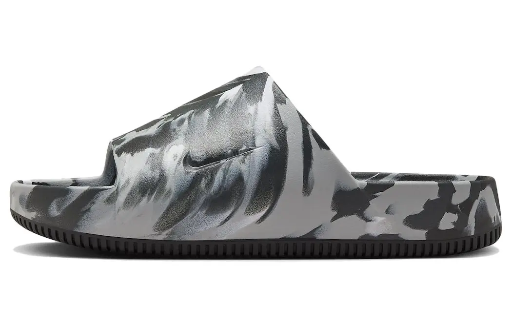 Nike Calm Slide Marble Black Grey
