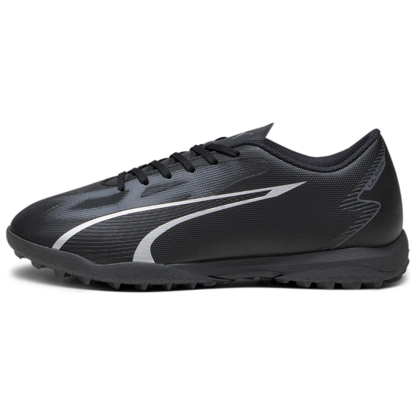 PUMA Ultra Play Comfortable And Lightweight TT Turf Artificial Turf Soccer Shoes Men's Black White
