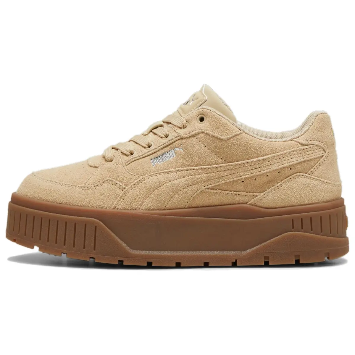 PUMA Karmen II Idol Suede Comfortable Low top Casual Shoes Women's Brown