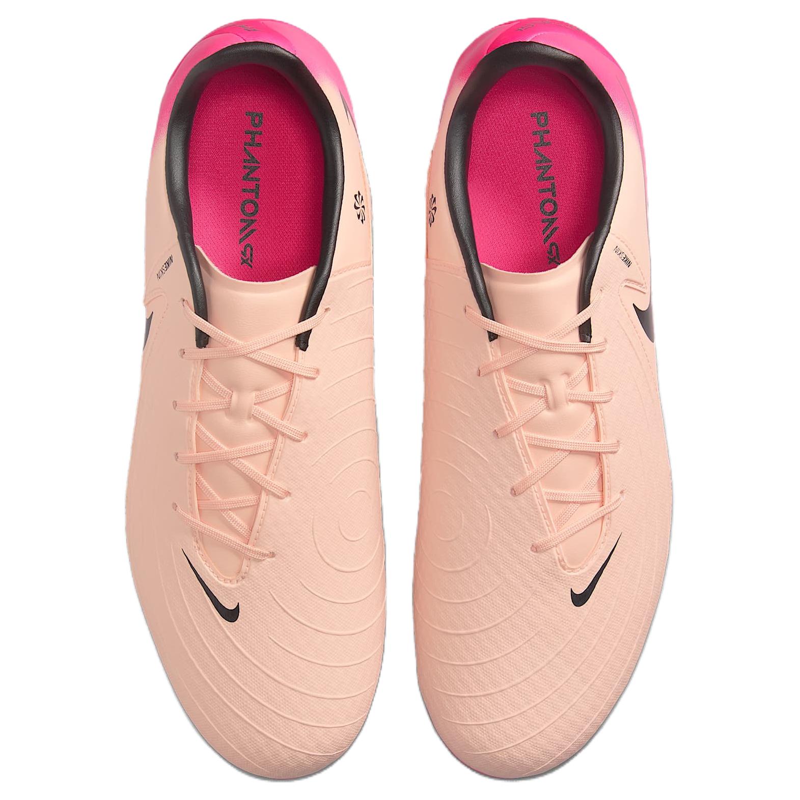 Nike Phantom GX 2 Academy HG Hard Ground Slip Resistant Abrasion Resistant Soccer Shoes Men’s Pink