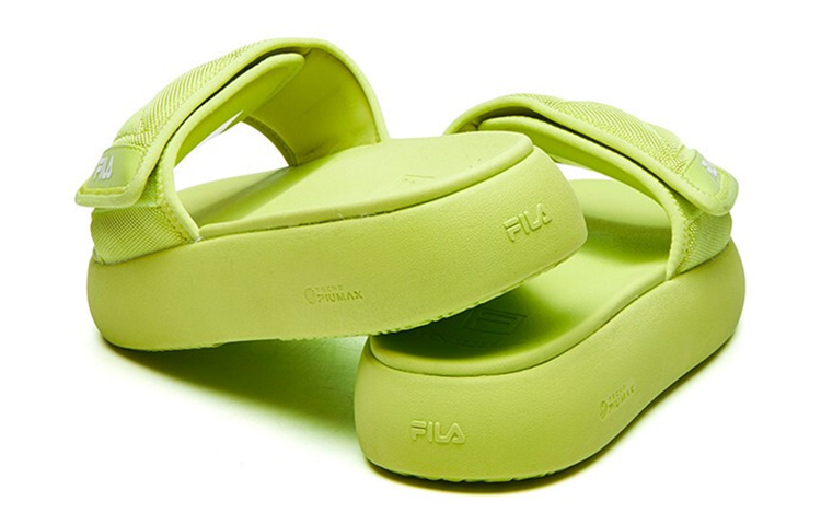 Женские шлепанцы Fila FUSION DONUT DX MORDEN CHIC-FMC (кислотно-оранжевые) — 酸橙色 — фото 5