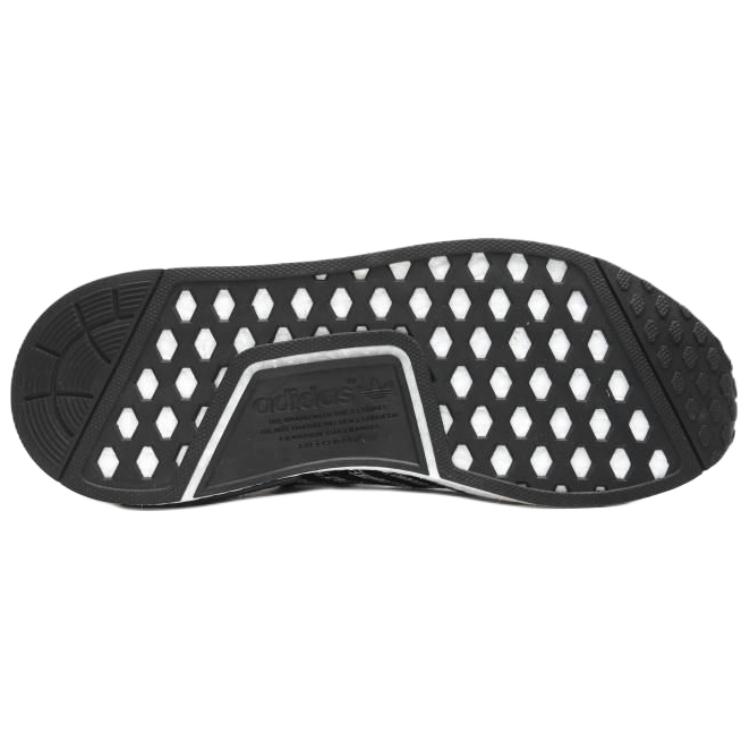 Мужские кроссовки adidas originals NMD R1 (черные) — Чёрный — фото 4