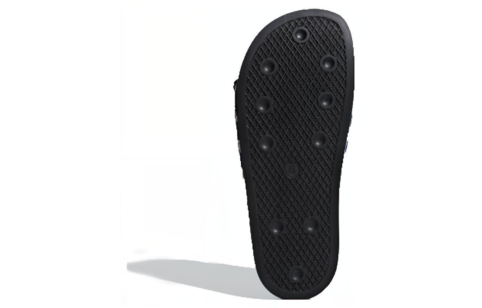 Женские шлепанцы adidas originals Adilette Slides (черно-синий) — фото 5