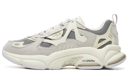 FILA FUSION RJV Textile, Synthetic Leather Low top Casual Shoes Women's Alloy Gray