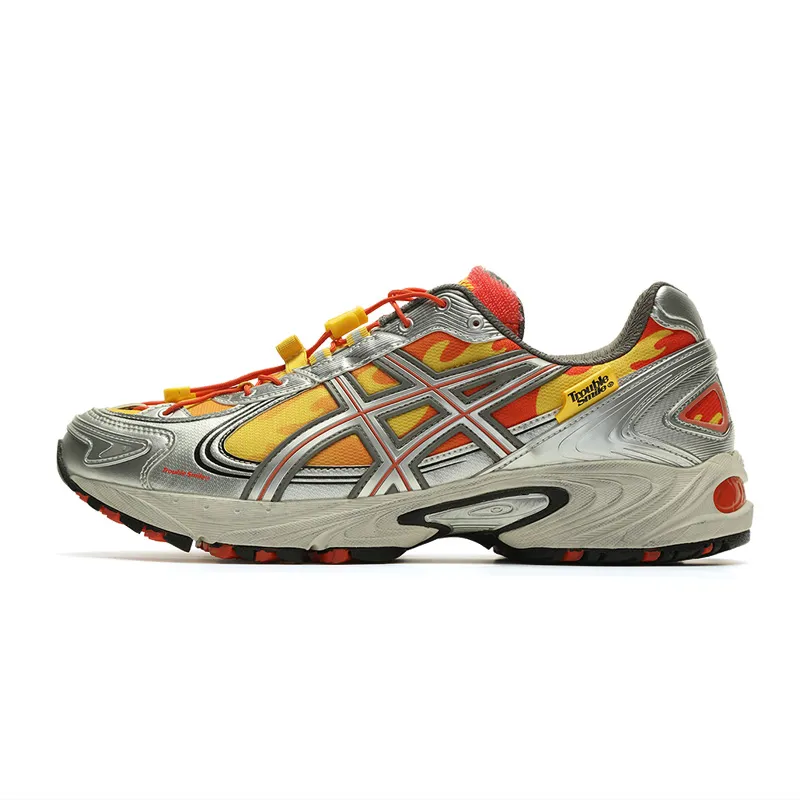 TroubleSmile x ASICS Gel Kahana TR V4 Versatile Cushioning, Wear Resistant Low top Casual Shoes Unisex Yellow