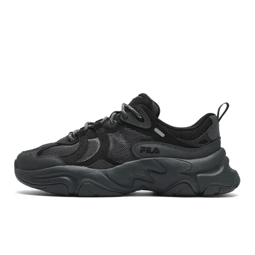FILA MARS 3 Mars Shoes 3.0 Textile, Synthetic Leather Comfortable Abrasion Resistant Low top Casual Shoes Women's Black